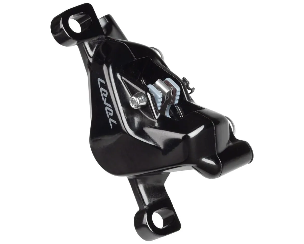 SRAM Level Silver Stealth Disc Brake Caliper Assembly (Black) (Front/Rear) (Post Mount) (2-Piston) (C1)