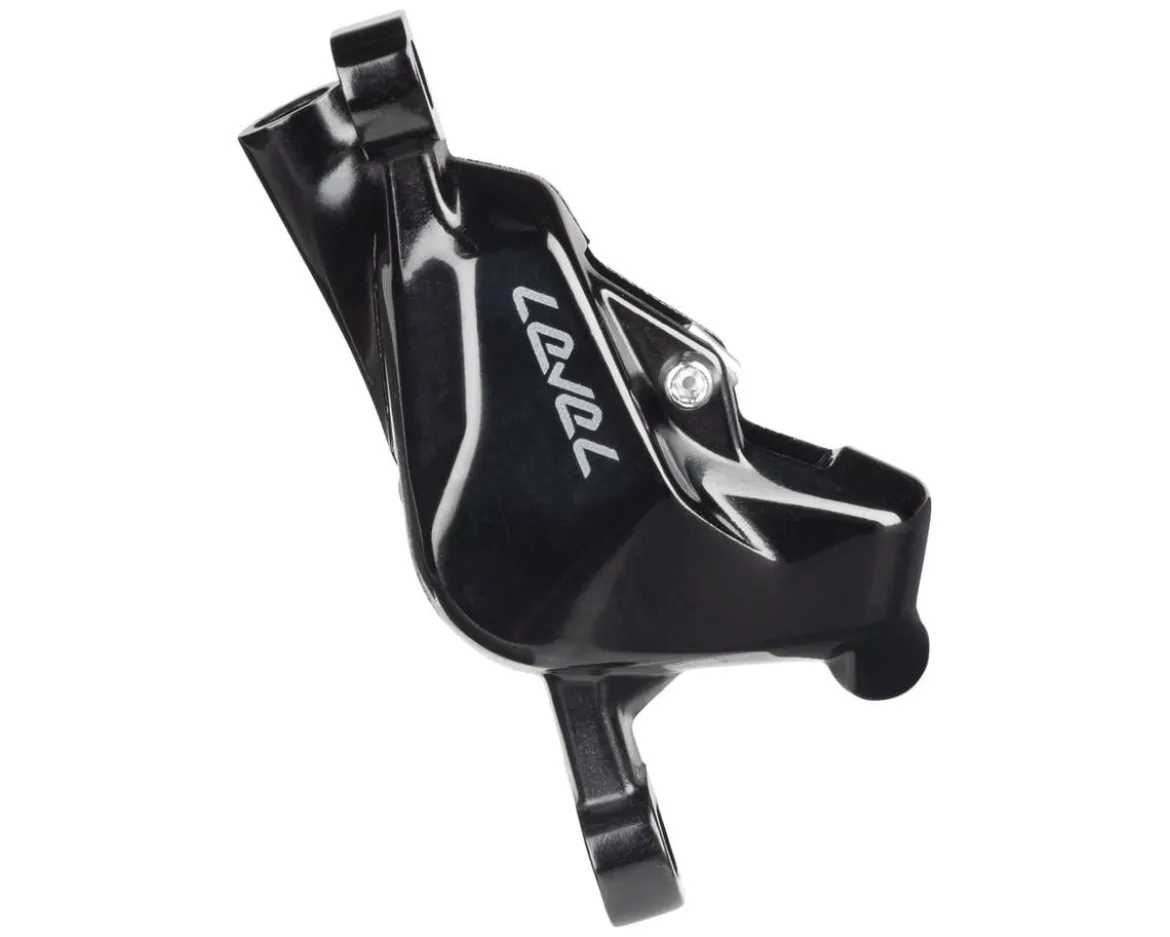 SRAM Level Silver Stealth Disc Brake Caliper Assembly (Black) (Front/Rear) (Post Mount) (2-Piston) (C1)