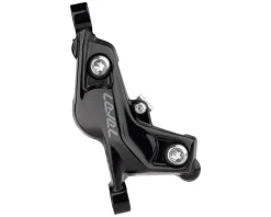 SRAM Level Silver Stealth Disc Brake Caliper (Black) (Front/Rear) (Post Mount) (4-Piston) (C1)