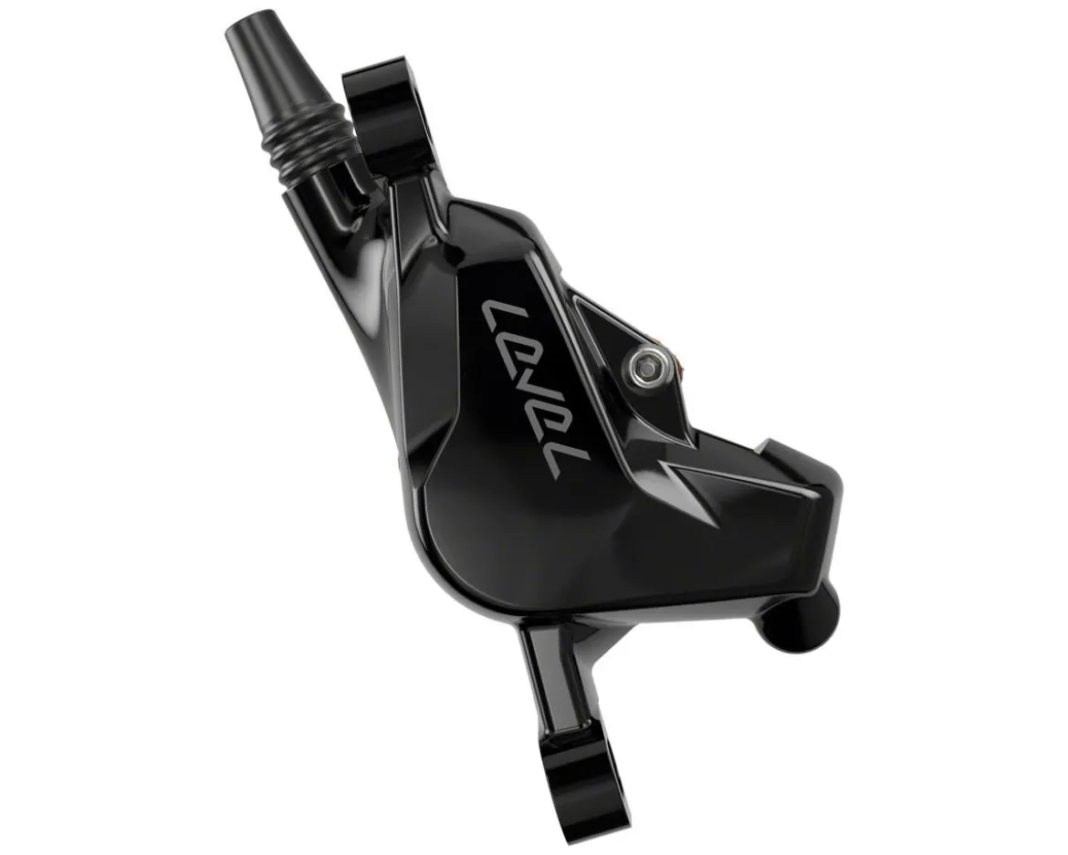SRAM Level Silver Stealth 2-Piston Hydraulic Disc Brake (Black) (Post Mount) (Left) (Caliper Included)