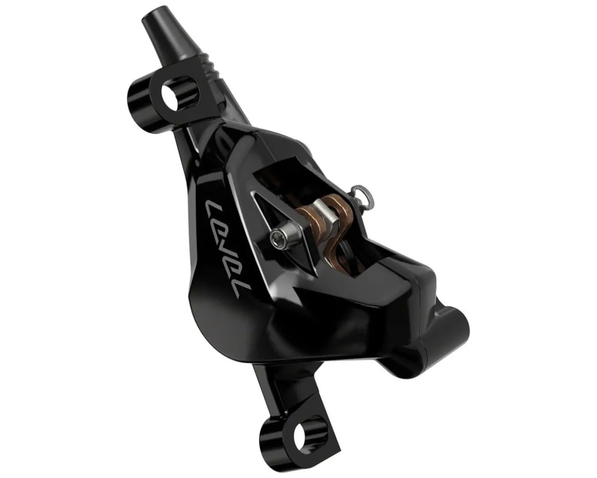 SRAM Level Silver Stealth 2-Piston Hydraulic Disc Brake (Black) (Post Mount) (Left) (Caliper Included)