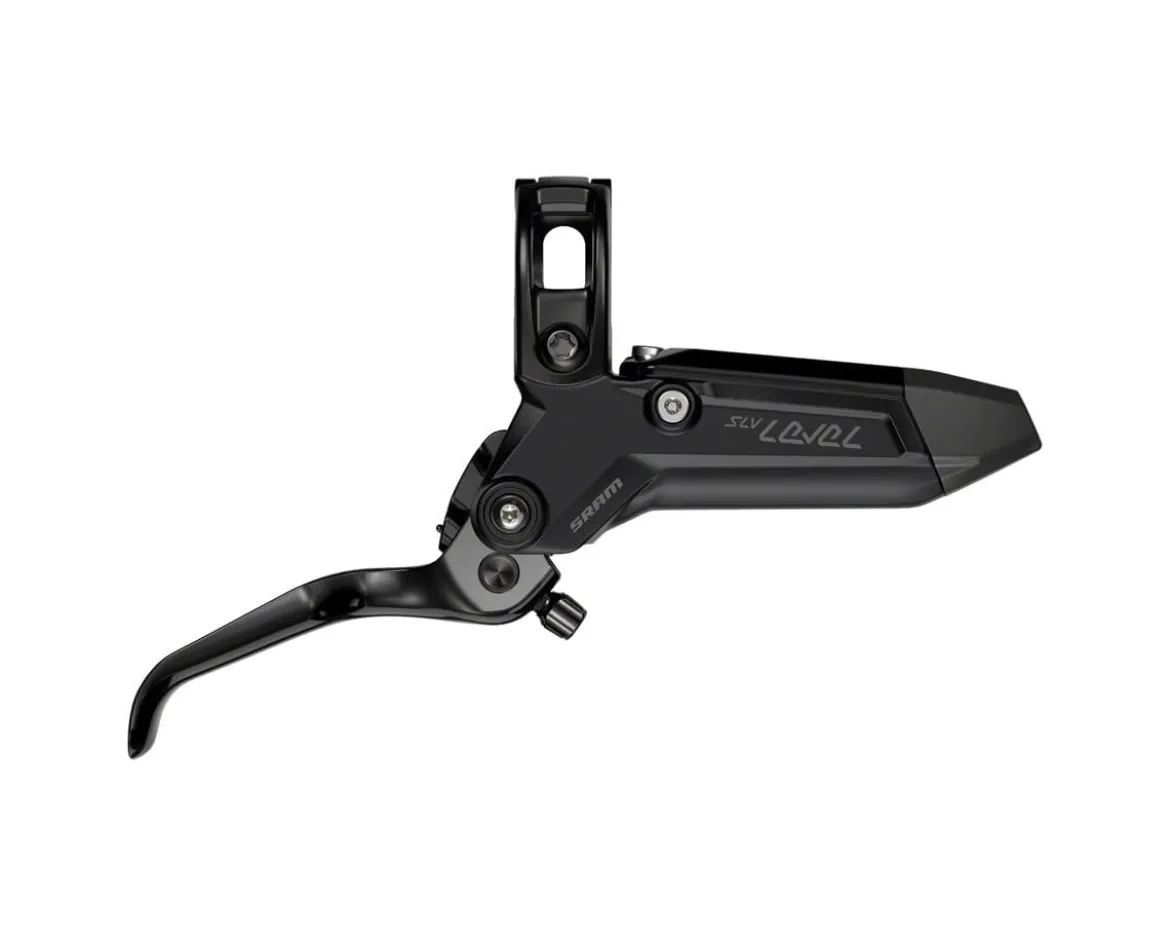SRAM Level Silver Stealth 4-Piston Hydraulic Disc Brake (Black) (Post Mount) (Left) (Caliper Included)