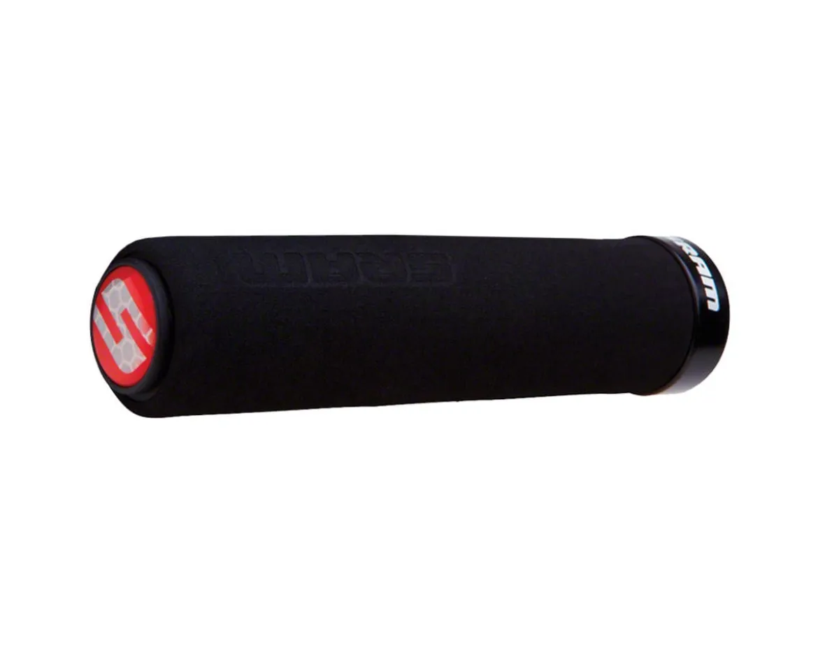 SRAM Locking Foam Grips (Black) (129mm)
