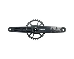 SRAM NX Eagle DUB 4" Fatbike Crankset (Black) (175mm) (30T) (X-Sync 2 Direct Mount Chainring)