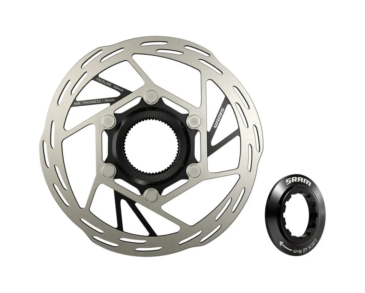 SRAM Paceline Disc Brake Rotor (140mm) (Centerlock) (A2) (w/Lockring)