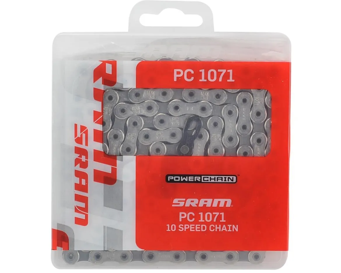 SRAM PC-1071 HollowPin PowerLock Chain (Silver) (10 Speed) (114 links)