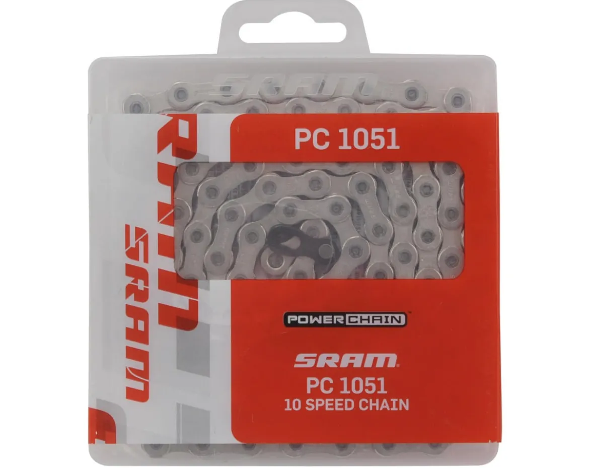 SRAM PC-1051 PowerLock Chain (Silver) (10 Speed) (114 Links)