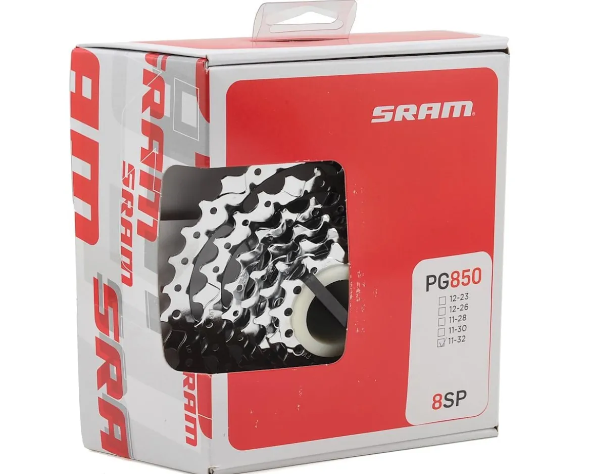 SRAM PG-850 Cassette (Silver) (8 Speed) (Shimano HG) (11-32T)