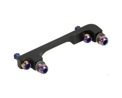 SRAM 40P Post Bracket Disc Brake Adapter (w/ Rainbow Bolts) (200 Front/180 Rear)