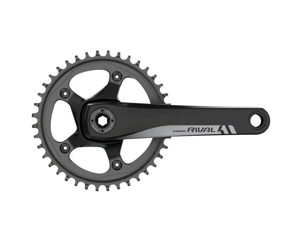 SRAM Rival 1 Crankset (Black) (10/11 Speed) (170mm) (42T) (GXP Spindle)