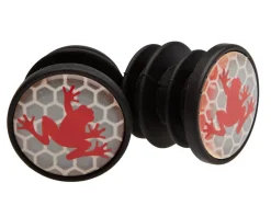 SRAM Road Handlebar End Plugs (Red) (Make The Leap Frog)