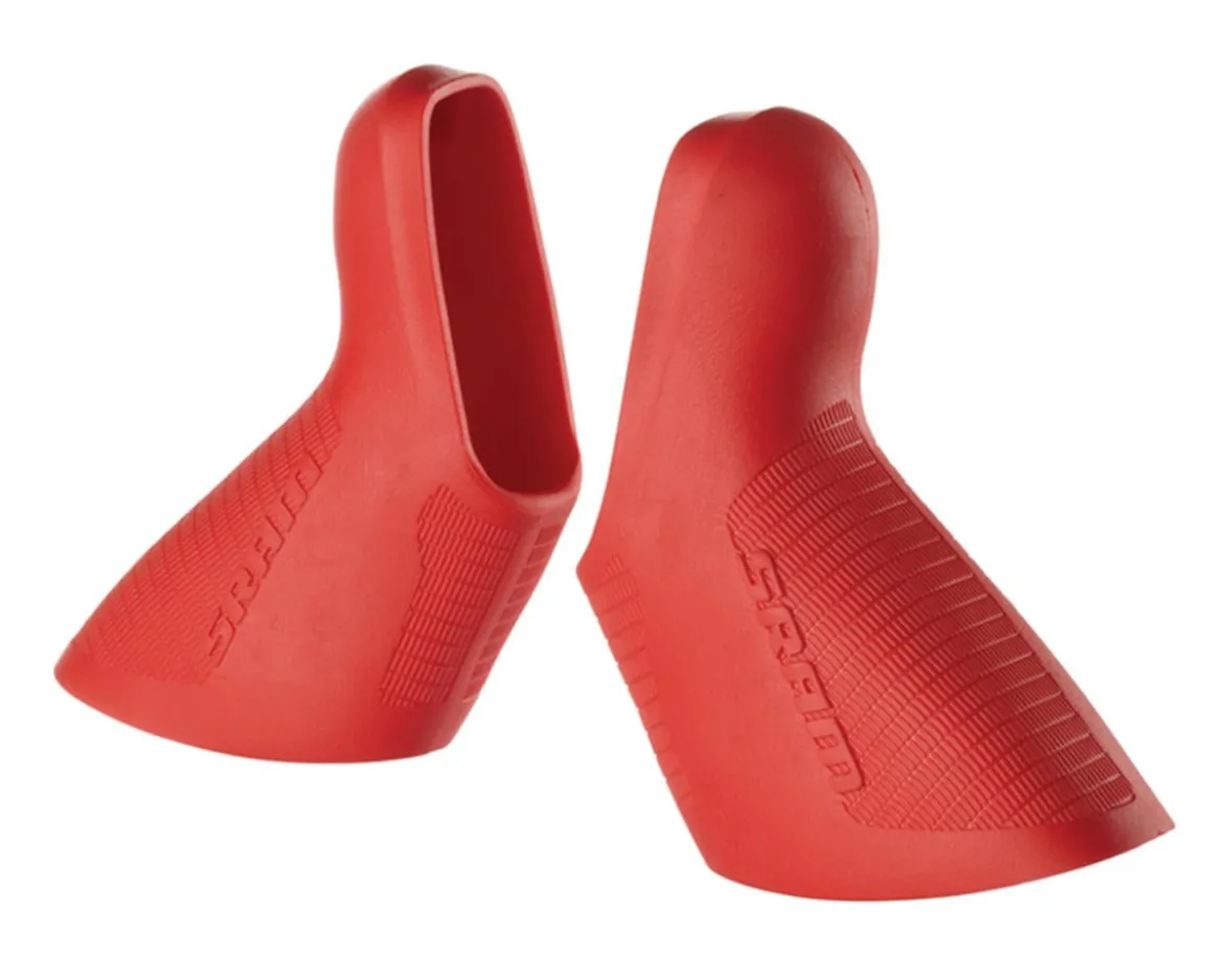 SRAM 2013 10-Speed Textured Brake Hood Covers (Red/Red 22/Force 22) (Red)