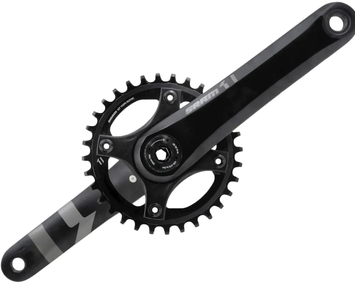 SRAM X1 1400 BB30 Crankset (Black) (1 x 11 Speed) (175mm) (32T) (94 BCD)