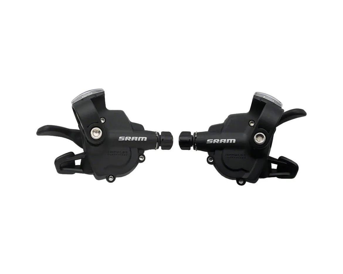 SRAM X3 Trigger Shifters (Black) (Pair) (3 x 7 Speed)