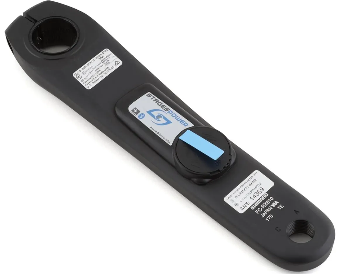 Stages Power Meter (GRX RX810/RX820) (Black) (170mm)