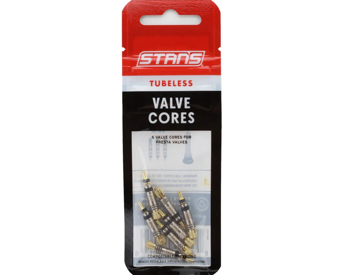 Stan's Replacement Presta Valve Cores (Silver) (6 Pack)