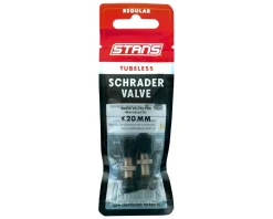 Stan's Tubeless Schrader Valve Stem (Silver) (Pair) (32mm)