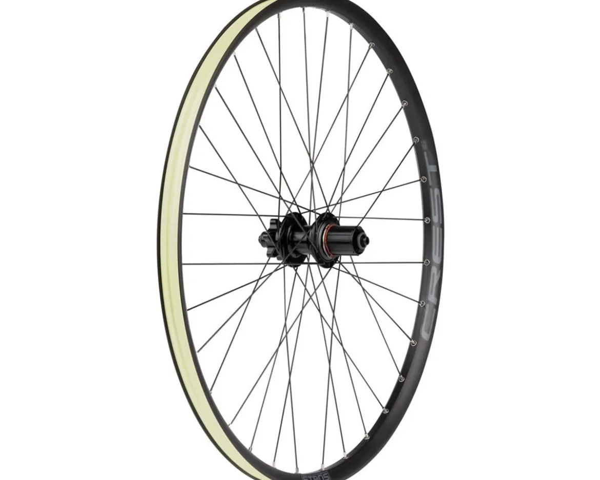 Stan's Crest S2 Rear Wheel (Black) (Shimano HG) (QR x 135mm) (26") (6-Bolt) (Tubeless)