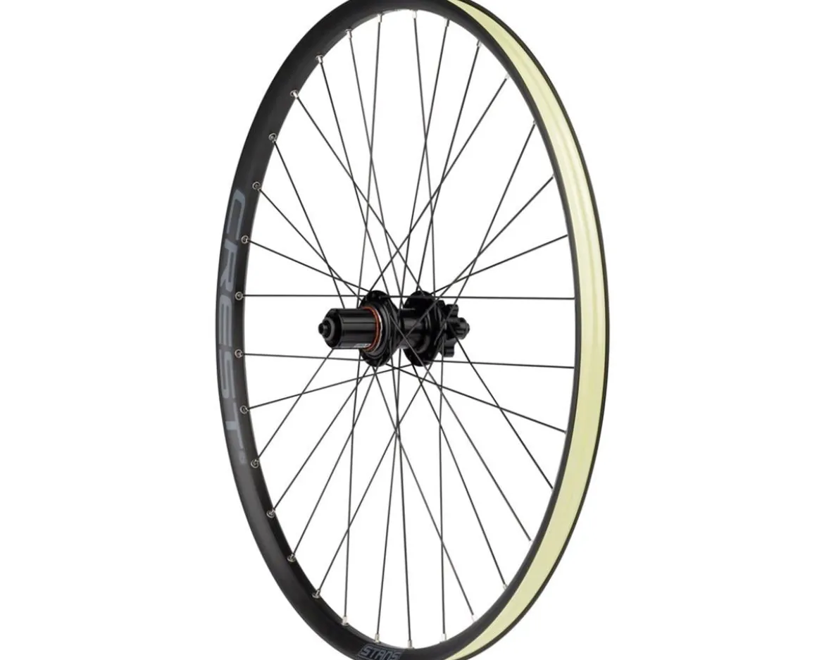 Stan's Crest S2 Rear Wheel (Black) (Shimano HG) (QR x 135mm) (26") (6-Bolt) (Tubeless)