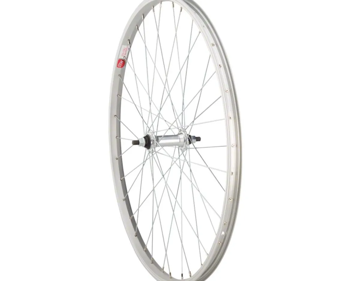 Sta-Tru Bolt On Front Wheel (Silver) (559 ISO) (3/8" x 100mm) (26")