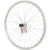 Sta-Tru Quick Release Double Wall Rear Wheel (Silver) (Shimano HG) (QR x 135mm) (26") (Tubeless)
