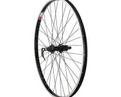 Sta-Tru Quick Release Single Wall Rear Wheel (Black) (Shimano HG) (QR x 135mm) (26")