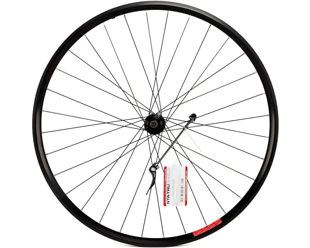 Sta-Tru Quick Release Single Wall Rear Wheel (Black) (Freewheel) (QR x 135mm) (700c)