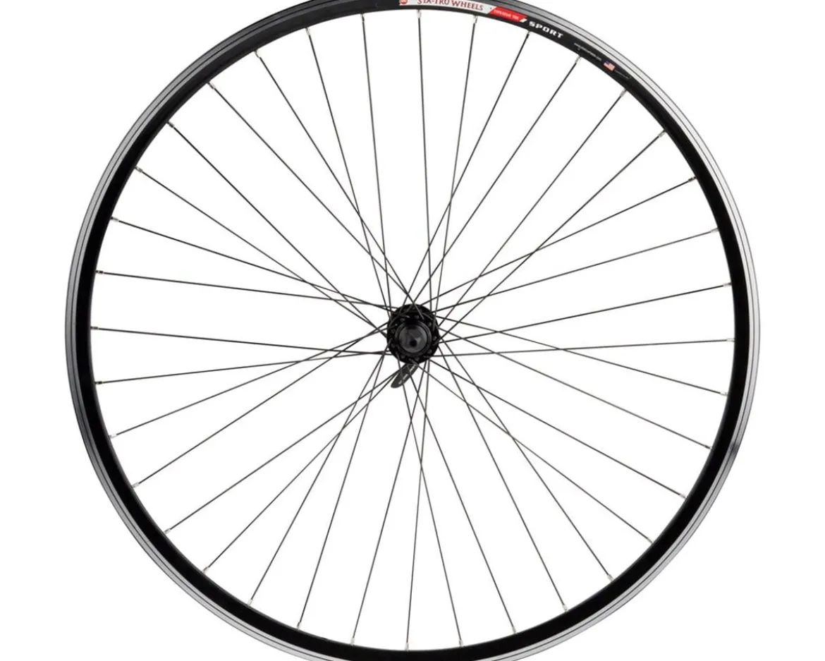 Sta-Tru Sport Rear Road Wheel (Black) (Shimano HG) (QR x 130mm) (700c)