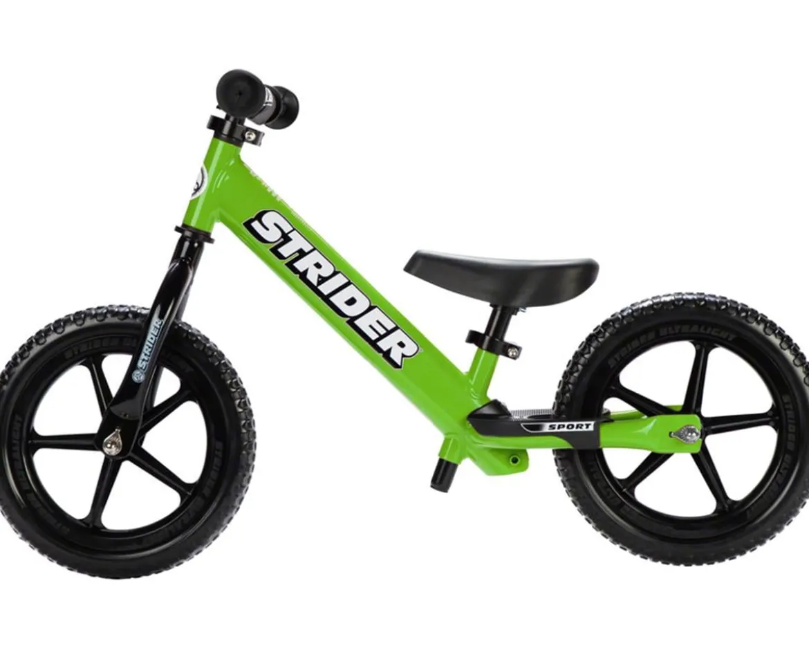 Strider Sport 12" Kids Balance Bike (Green)