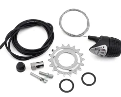 Sturmey Archer SX-RK3 Rear Disc Hub (Silver) (Internal 3 Speed) (6-Bolt) (13/32