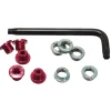 Sugino Alloy Chainring Bolt Set (Red)