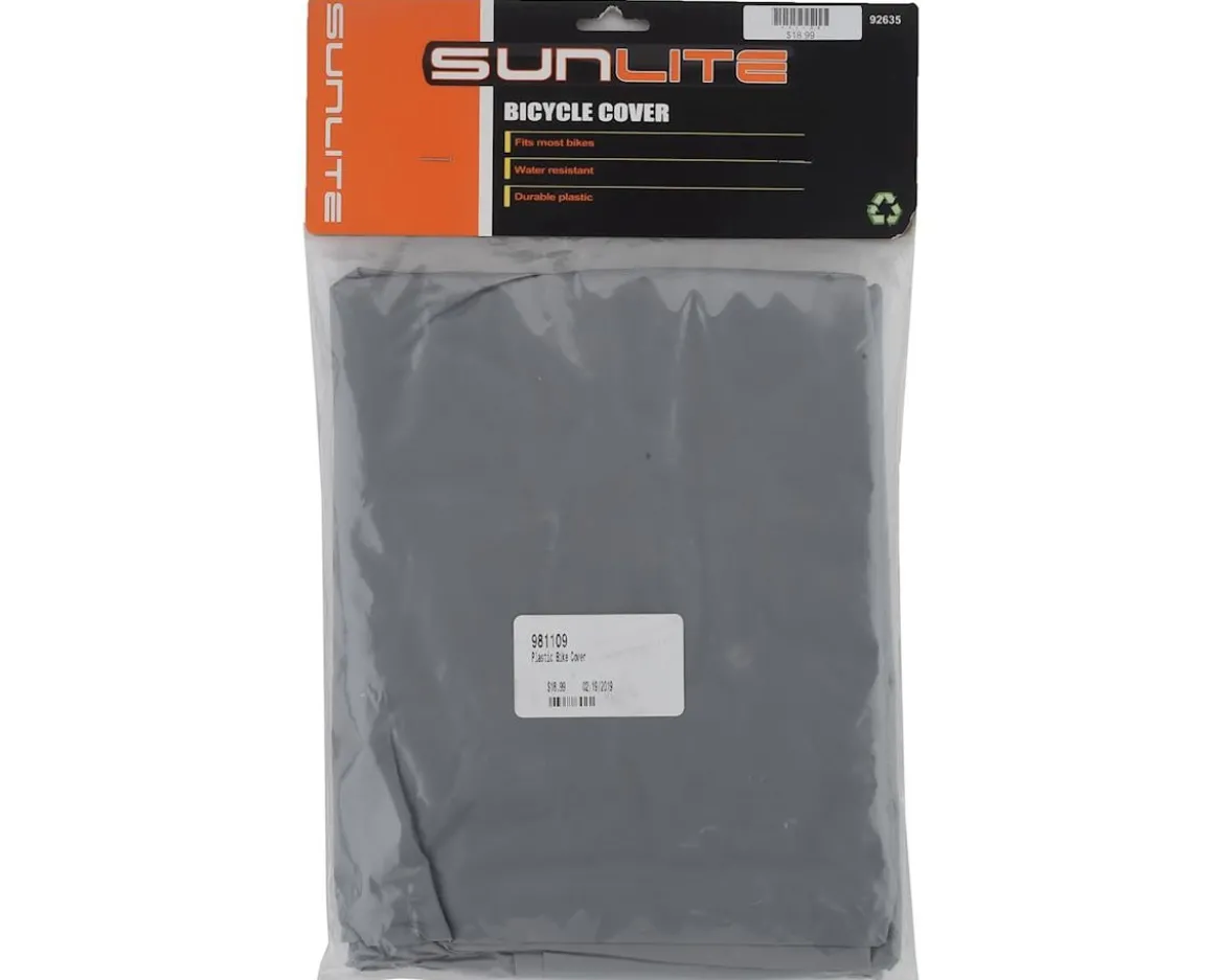 Sunlite Plastic Bike Cover (Silver)