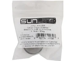 Sunlite Steel Seatpost Clamp (Silver) (28.6mm)