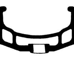 Sun Ringle Rhyno Lite Rim (Black/Silver) (32H) (Presta) (26