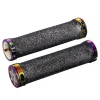 Supacaz Diamond Kush Locking Grips (Black/Oil Slick)
