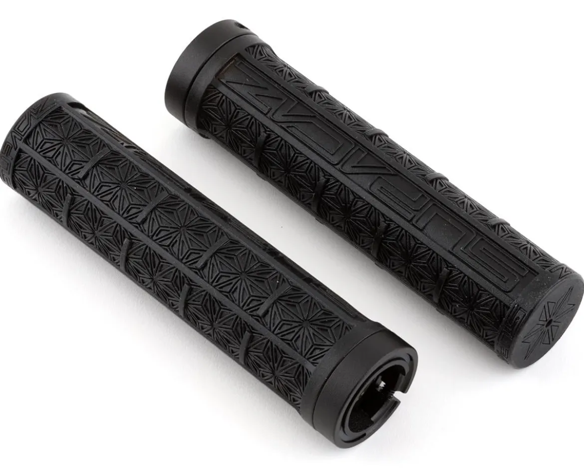 Supacaz Grizips Lock-On Grips (Black)