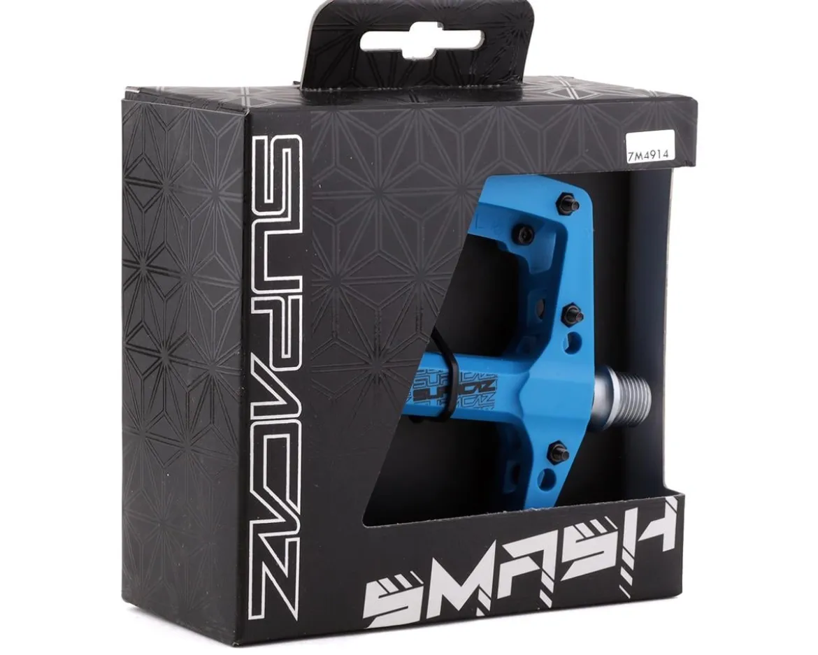 Supacaz Smash Thermopoly Platform Pedals (Blue)