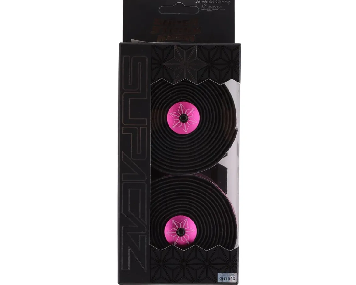 Supacaz Super Sticky Kush Handlebar Tape (Neon Pink) (Star Fade)