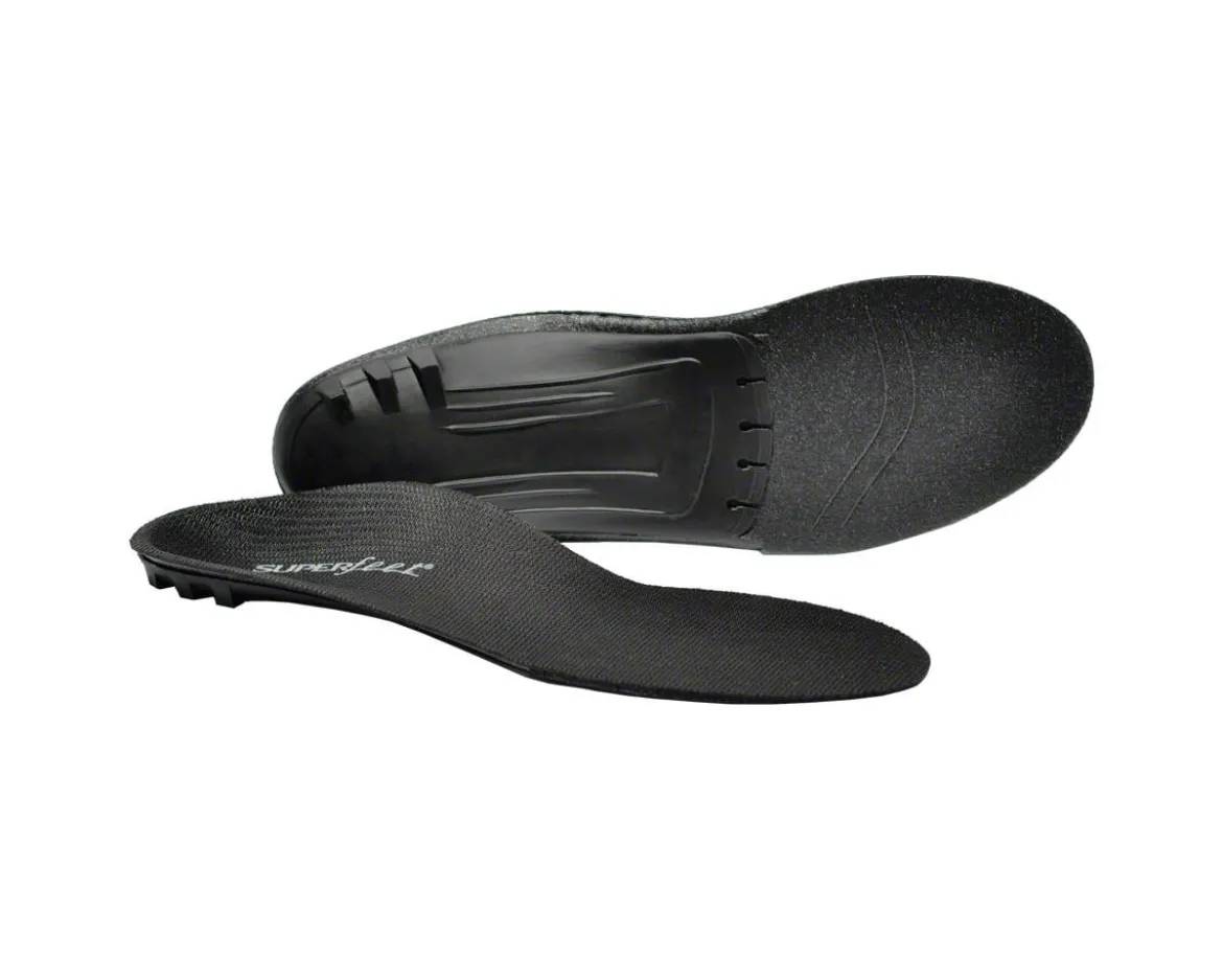 Superfeet All-Purpose Support Low Arch Insoles (Black) (37-38.5)