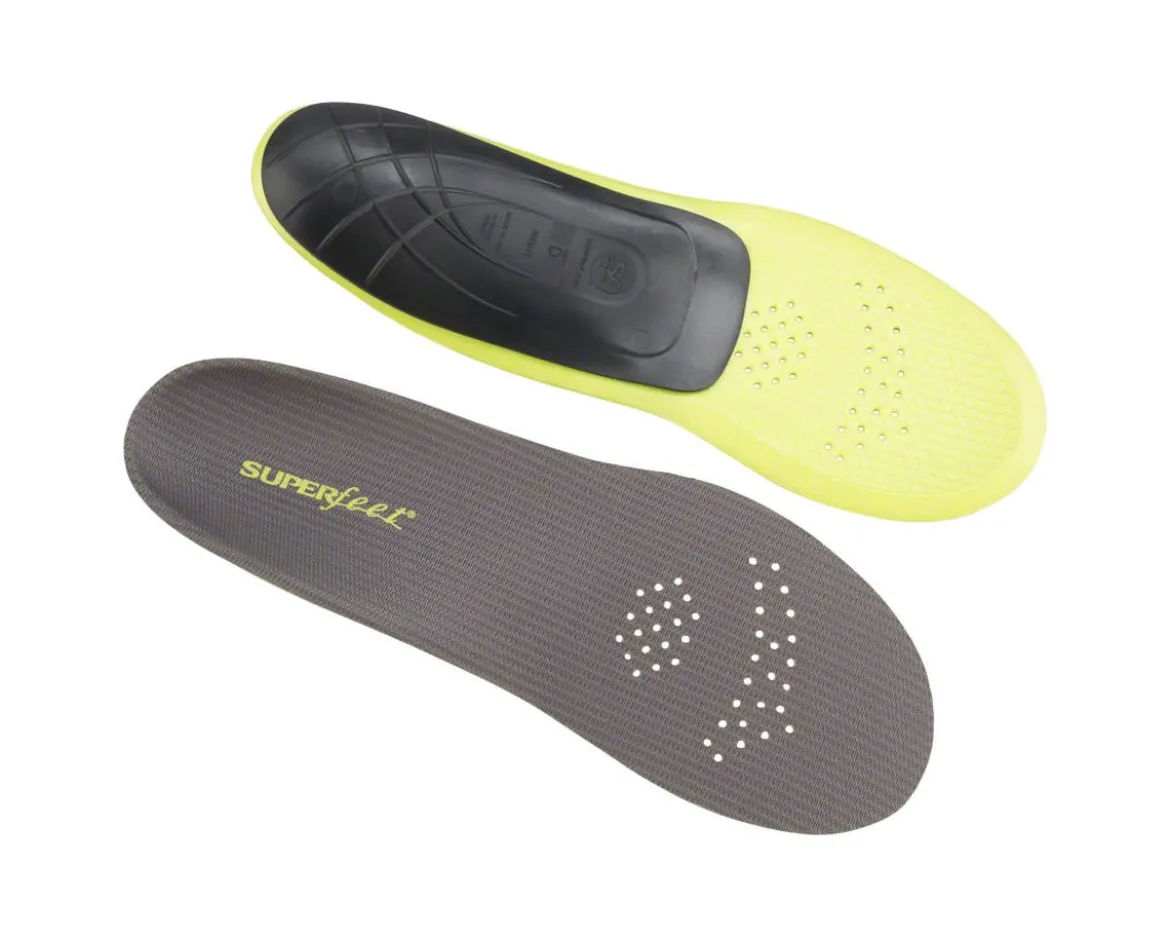Superfeet Run Support Low Arch Insoles (Carbon) (45-46.5)