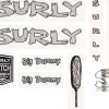 Surly Big Dummy Frame Decal Set (Metallic Silver)