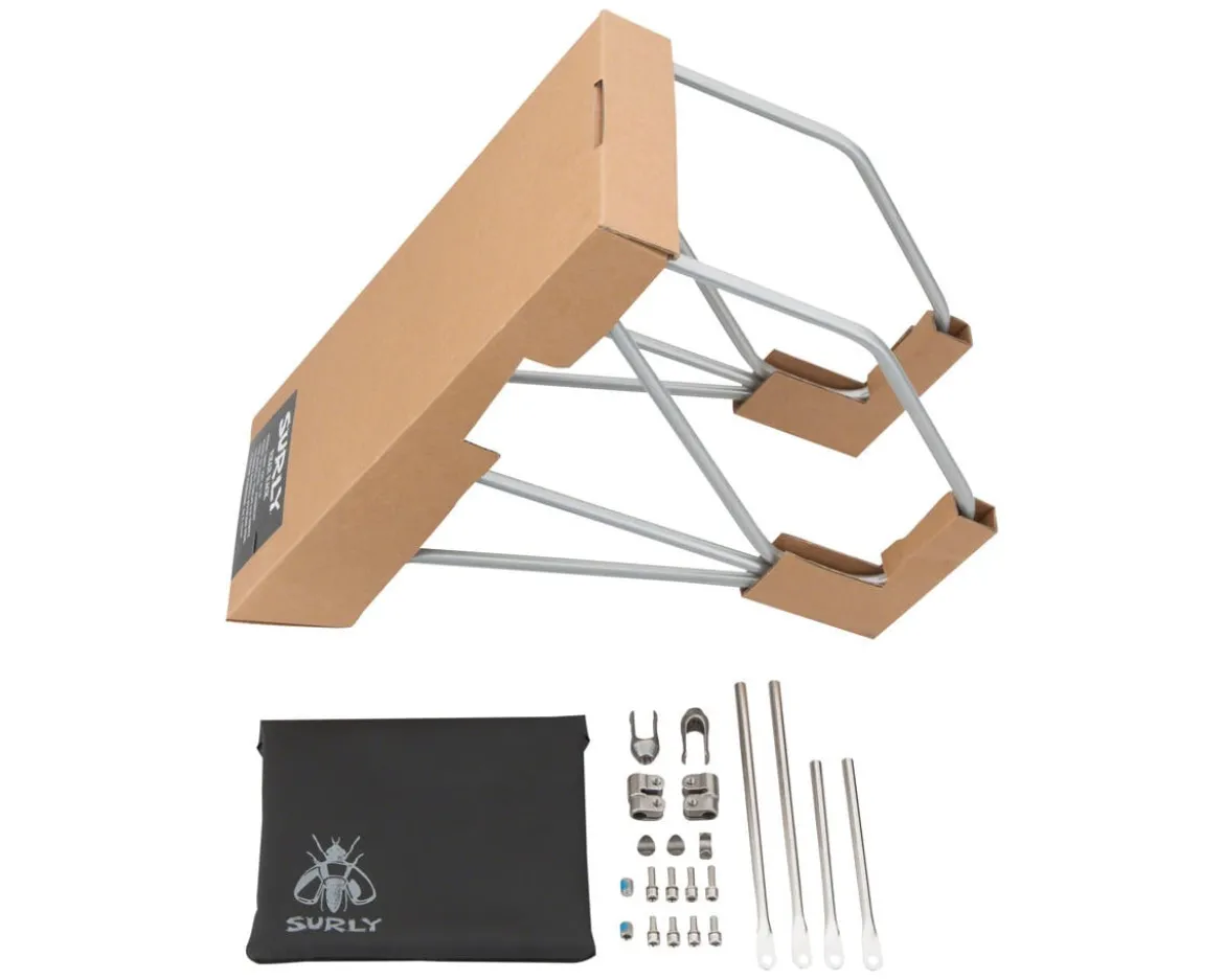 Surly CroMoly Rear Bike Rack (Silver) (26"-29")