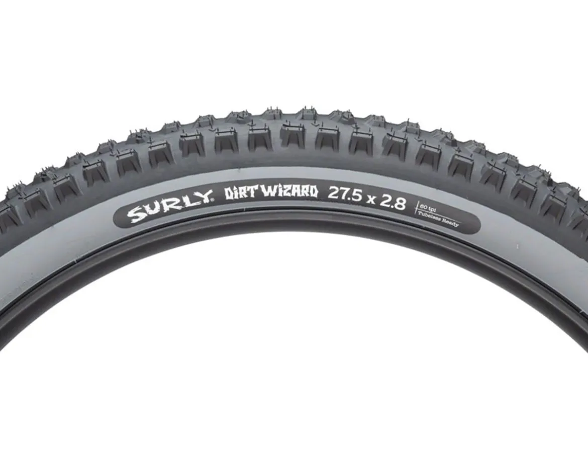 Surly Dirt Wizard Tubeless Mountain Tire (Black/Slate) (27.5") (2.8")