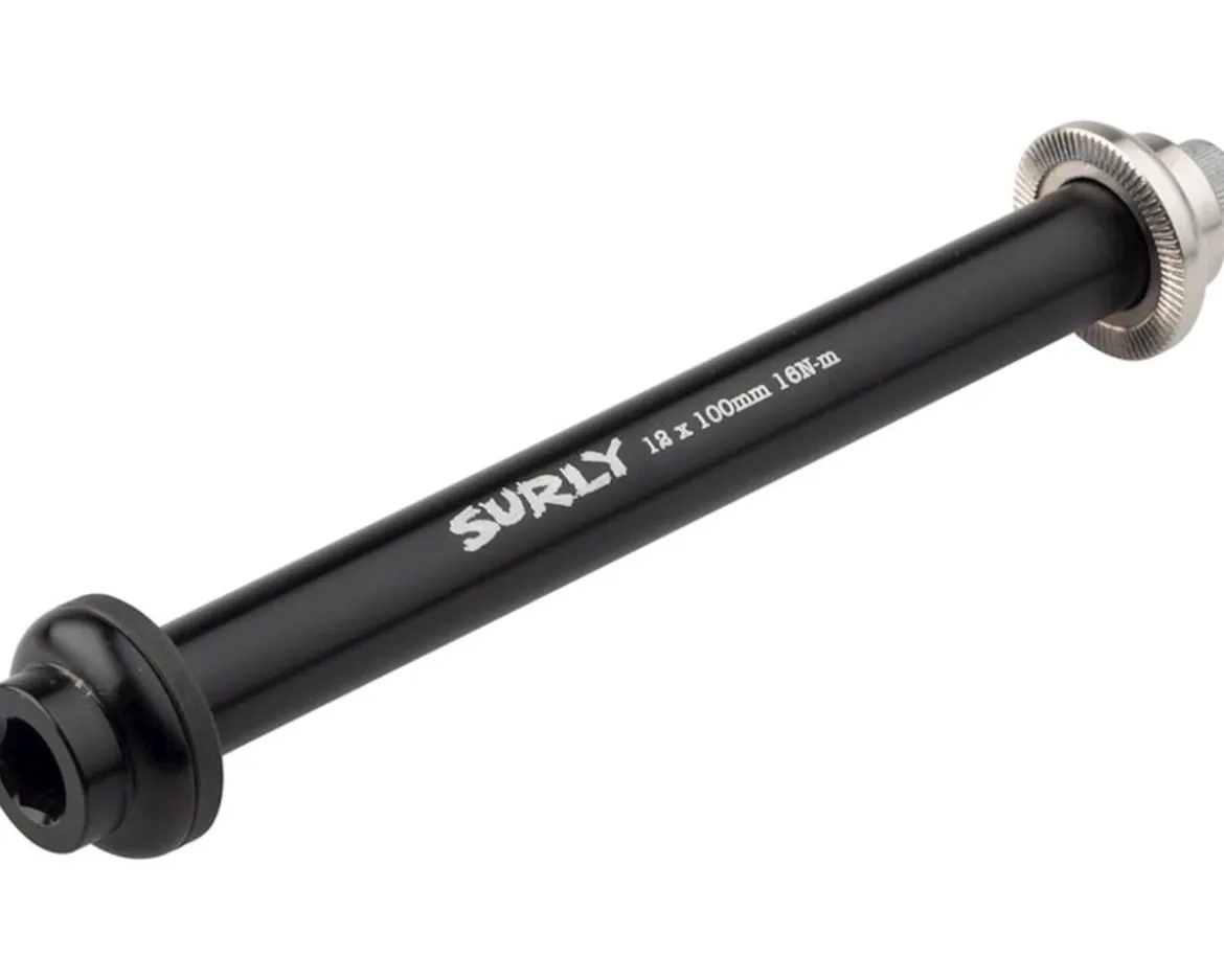 Surly Front Thru-Axle (Black) (112mm) (12 x 100mm) (1.0mm) (Chromoly)