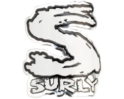 Surly Headbadge (White)