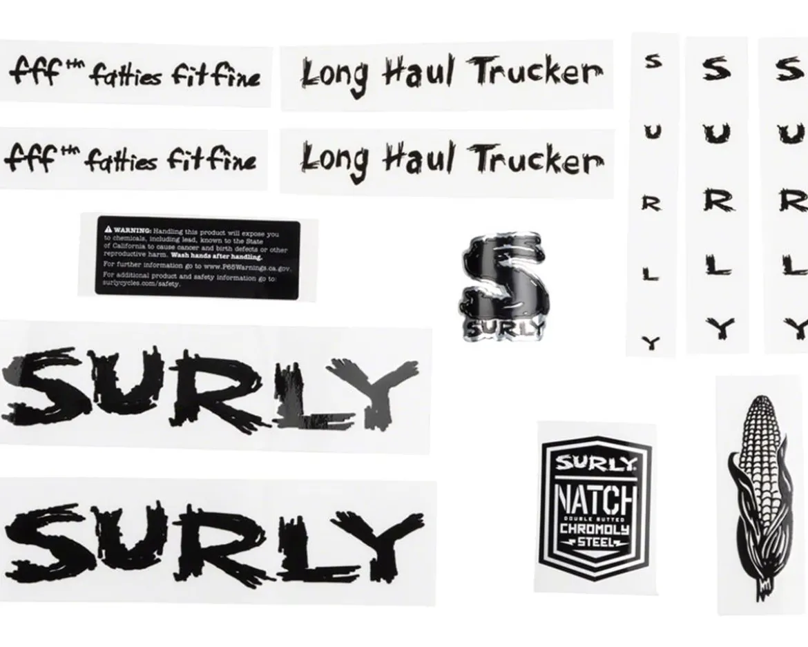 Surly LHT Decal Set (Black)