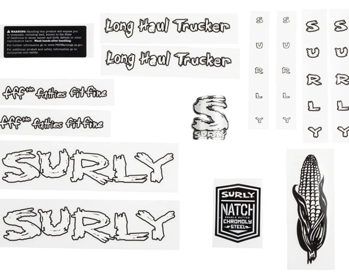 Surly LHT Decal Set (White)