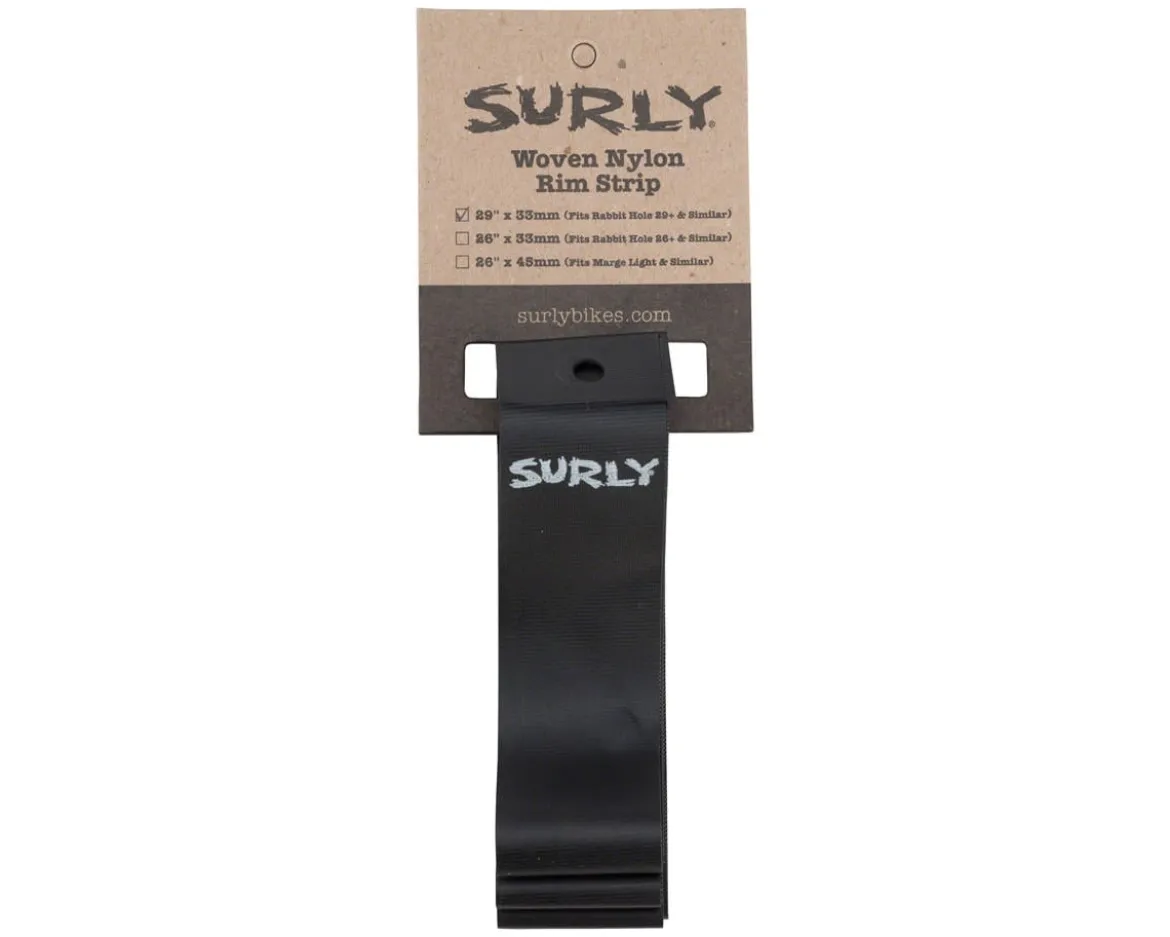 Surly Nylon Rim Strip (Black) (29") (33mm) (For Rabbit Hole Rim)