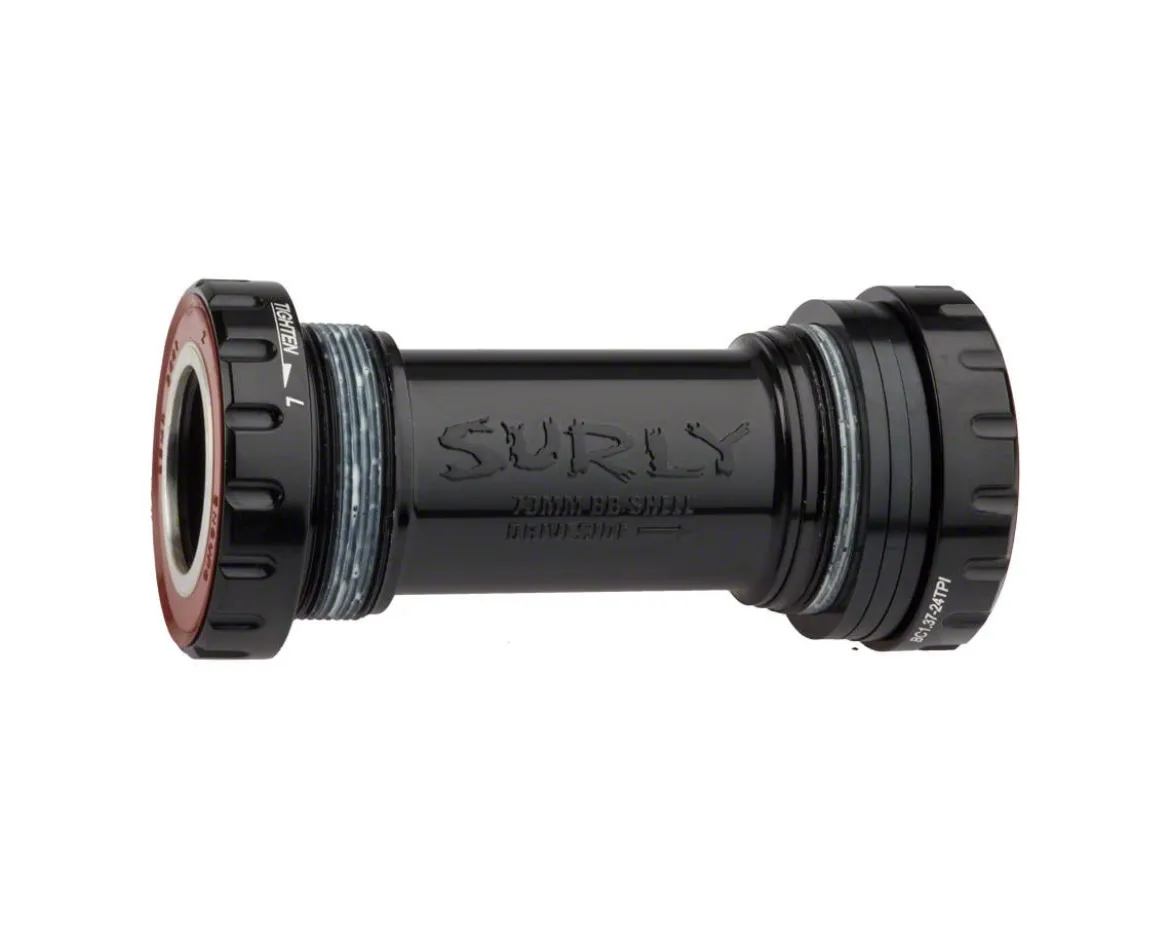 Surly OD Enduro Threaded Bottom Bracket (Black) (BSA) (73mm) (24mm Spindle)