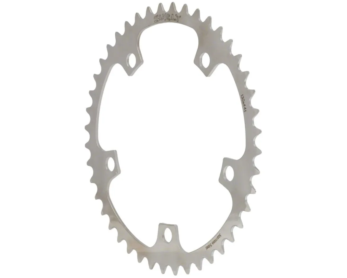 Surly Stainless Steel Single Speed Chainrings (Silver) (3/32") (Single) (94mm BCD) (32T)